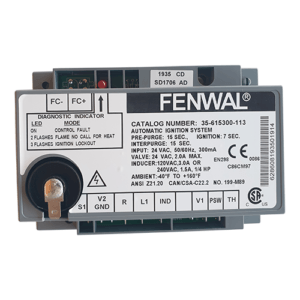 Alternative view of Braemar Gas Heater Ignition Control Board Fenwal - #628608