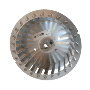 Alternative view of Carrier Gas Heater Draft Inducer Blower Wheel LA11XA045 - Clockwise Rotation