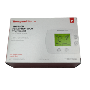 Alternative view of Honeywell Focus Pro 5000 Heating & Cooling Digital Thermostat - TH5110D1022/U