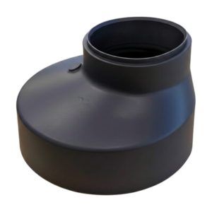 Brivis 100mm flue fan outlet joiner 80065087 for gas ducted heaters